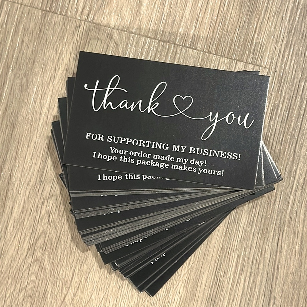 100 Thank You Cards For Your Poshmark Business! 💕